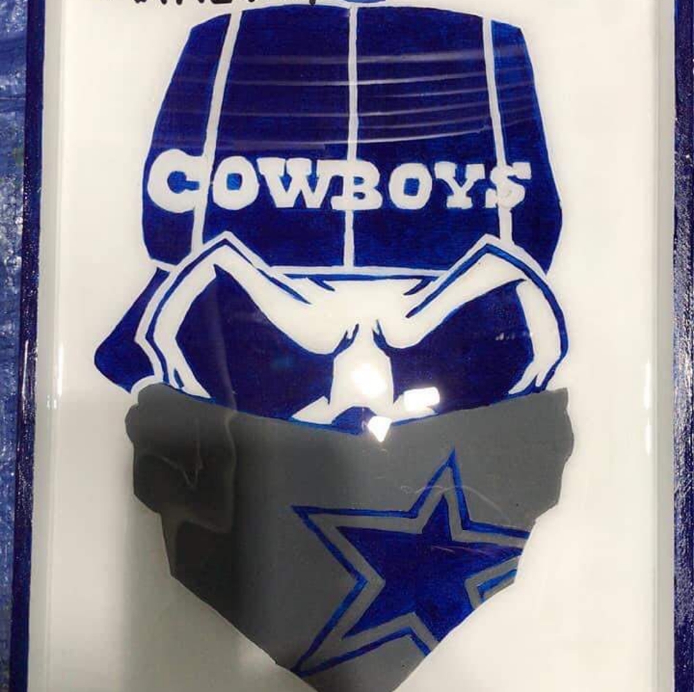 Customized trays cowboy fans